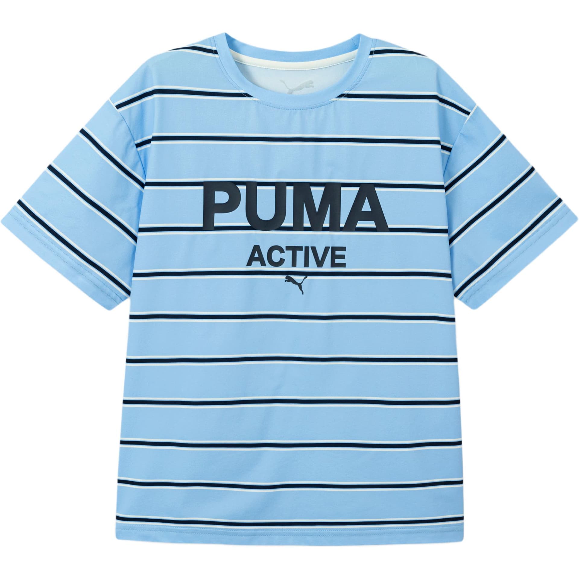 Футболка PUMA Синие Белые Унисекс Футболки - изображение 1