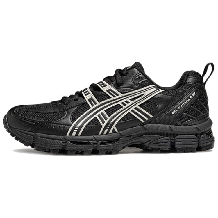 Кроссовки для бега ASICS Гель Kahana 8 Устойчивый к истиранию Дышащие Низкие Кроссовки для Бега Унисекс Черные - изображение 1