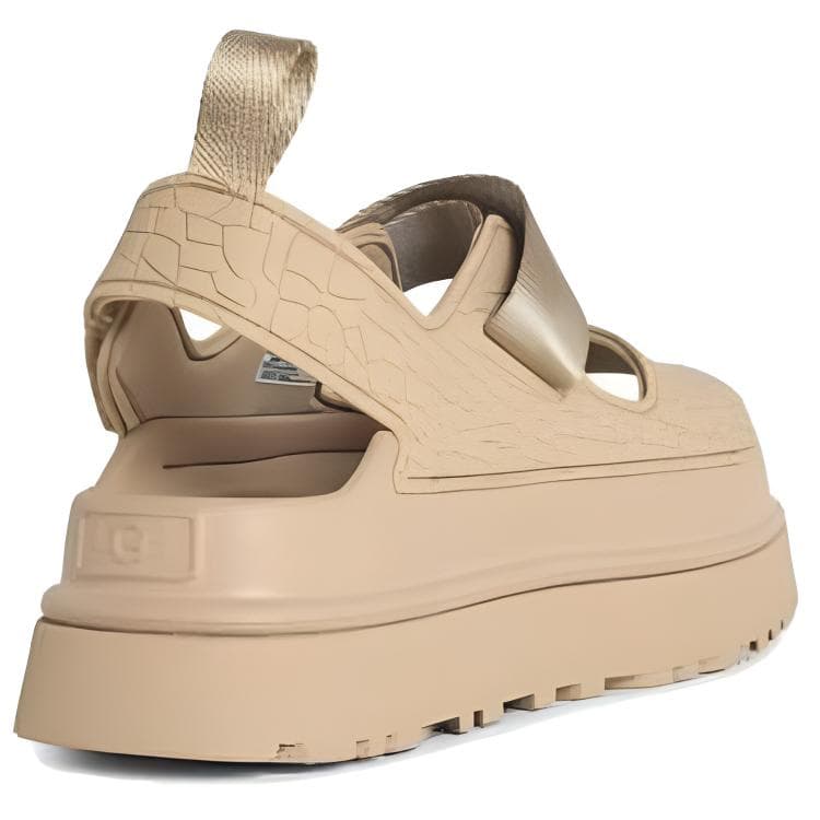 Шлёпанцы UGG GoldenGlow One Шнуровые Сандалии Женские Коричневые - изображение 4