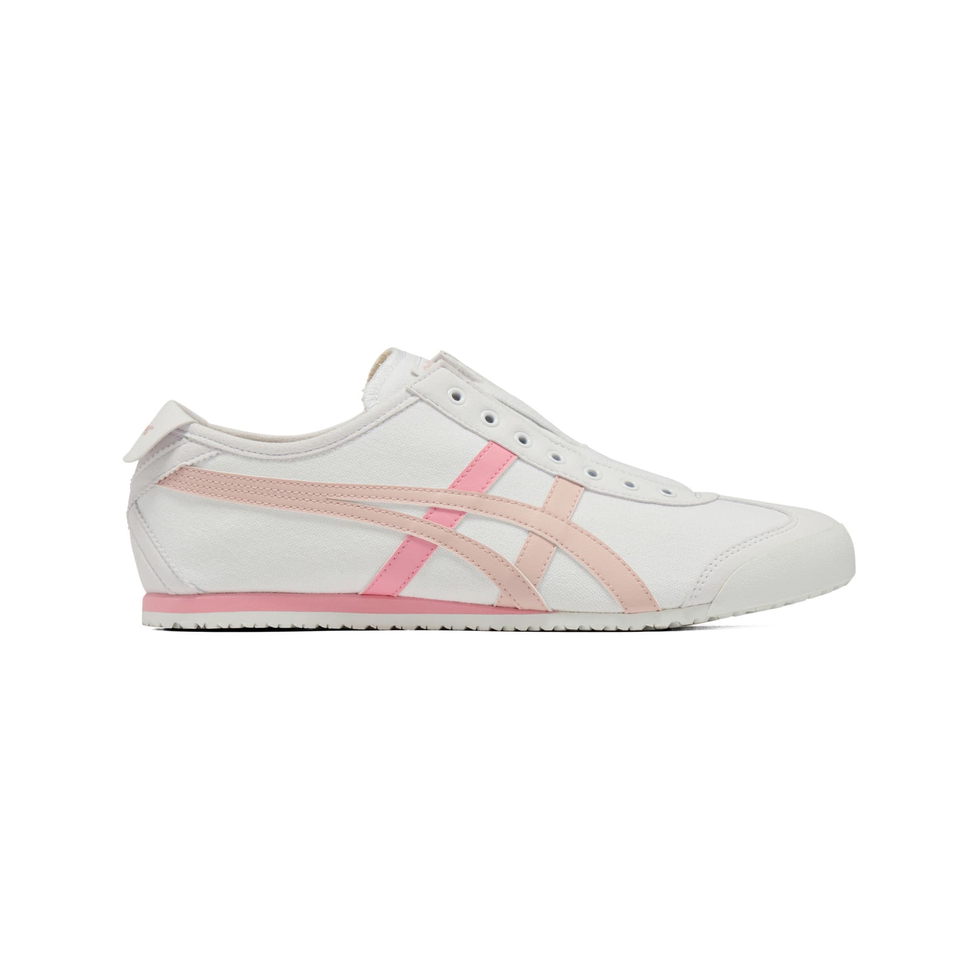 Кроссовки Onitsuka Tiger MEXICO 66 Slip-On Повседневная Обувь Унисекс Белый Розовый - изображение 2