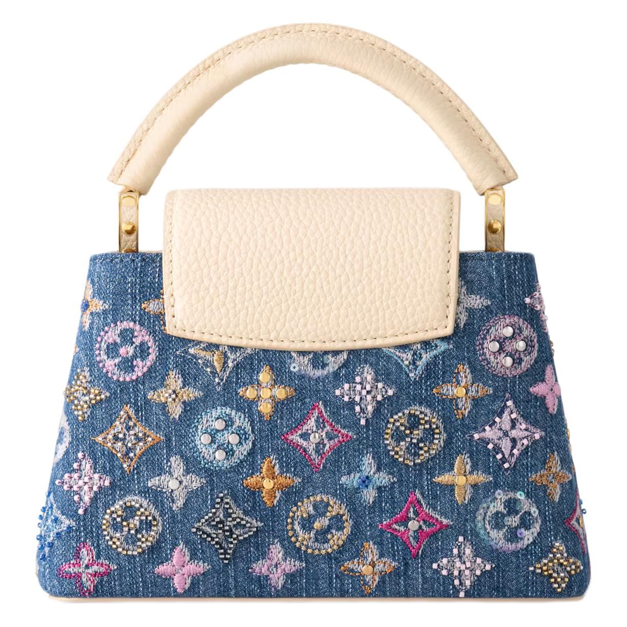 Сумка Louis Vuitton Capucines Monogram Denim - изображение 2