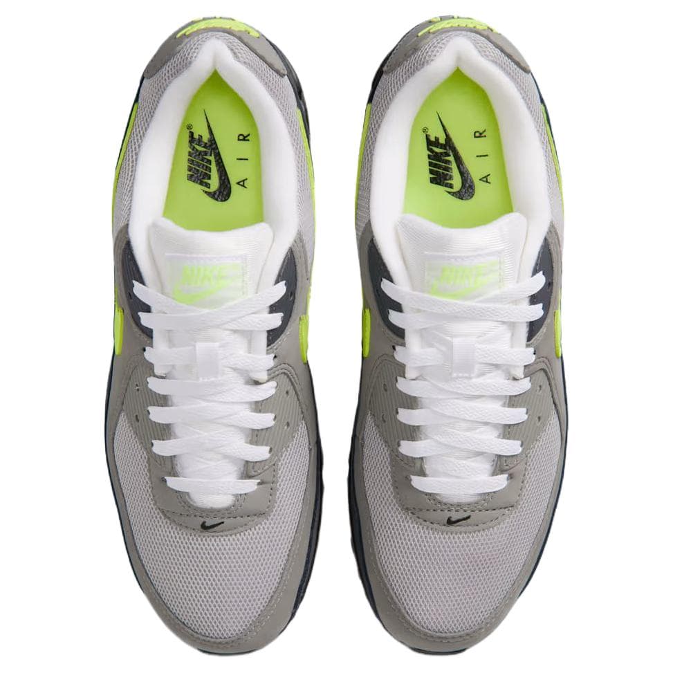 Кроссовки для бега Nike Air Max 90 Беговые кроссовки Мужские Серый Желтый - изображение 4