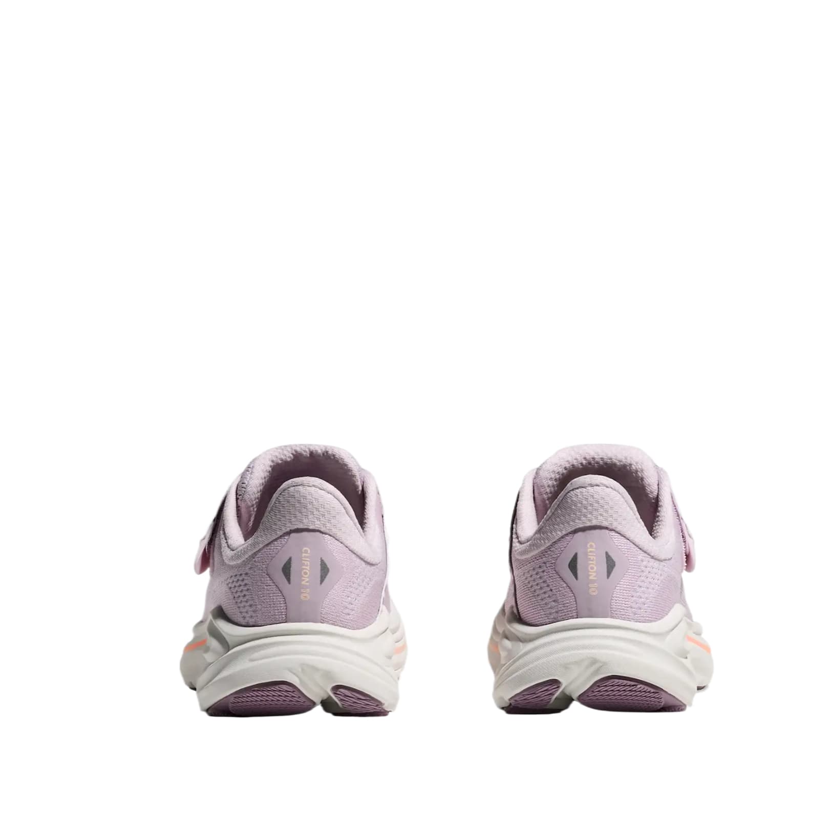 Кроссовки HOKA ONE ONE Детские беговые кроссовки Low Топ Светло-фиолетовый Кремовая текстура Апельсин Блестящий Kids - изображение 5