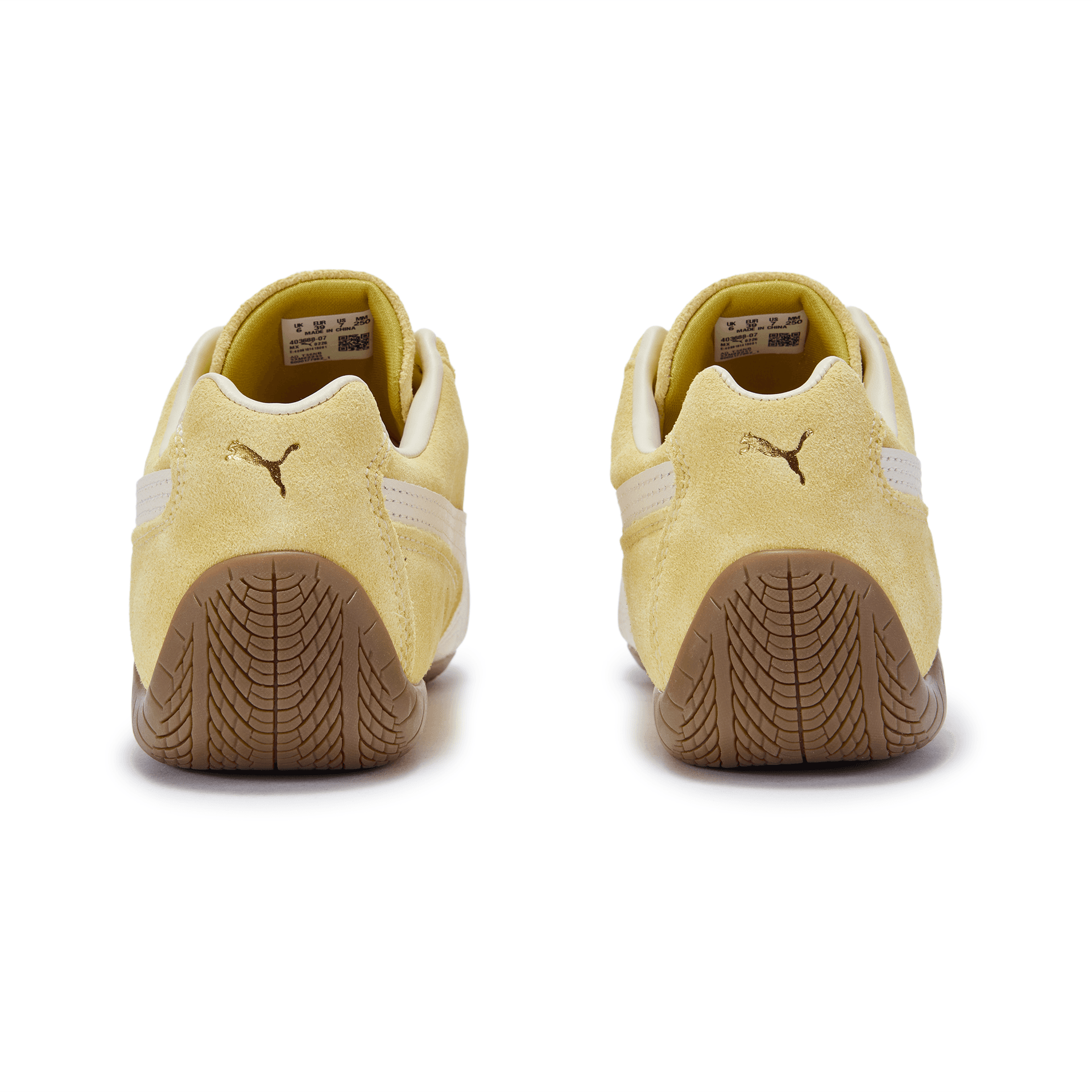 Кроссовки PUMA Speedcat Износостойкий Поддержка Баланс Легкий Термический Низкий Верх Повседневная Обувь Унисекс Ярко-Желтый - изображение 4