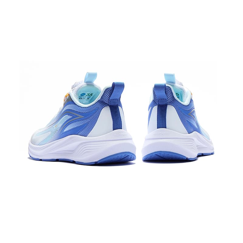 Кроссовки 361°KIDS Lightling 2,0 Противоскользящие Износостойкие Дышащие Амортизирующие и Легкие Беговые Кроссовки Белый Синий - изображение 4