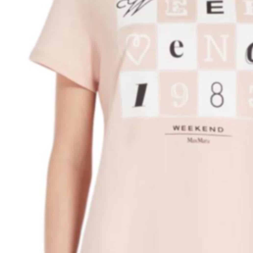 Футболка WEEKEND MaxMara SS25 T Рубашка Женская Розовая - изображение 3