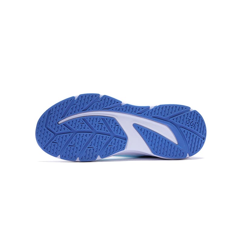Кроссовки 361°KIDS Lightling 2,0 Противоскользящие Износостойкие Дышащие Амортизирующие и Легкие Беговые Кроссовки Белый Синий - изображение 5