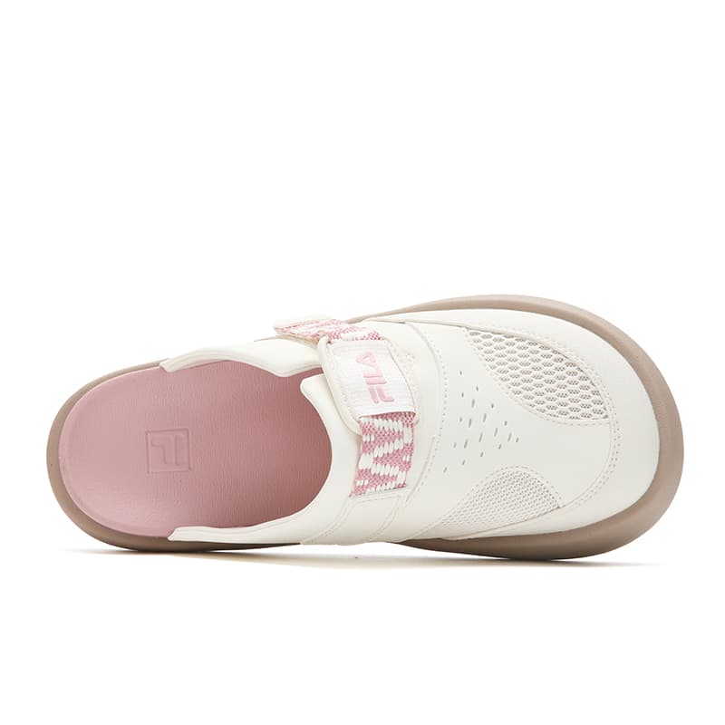 Сандалии FILA SMILA Домашние тапочки Женские Молочный Белый Cool Breeze Фиолетовый - изображение 4
