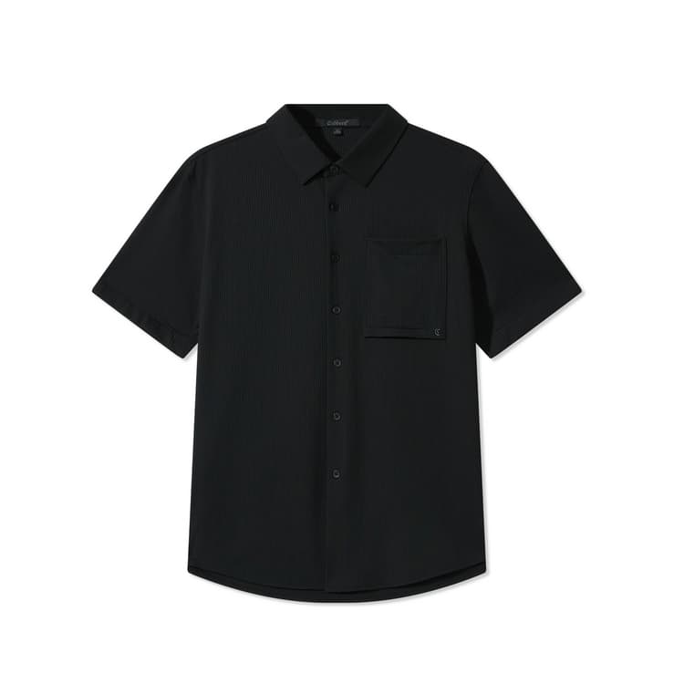 Рубашка Cabbeen Charcoal Black 01 Мужские Рубашки - изображение 1