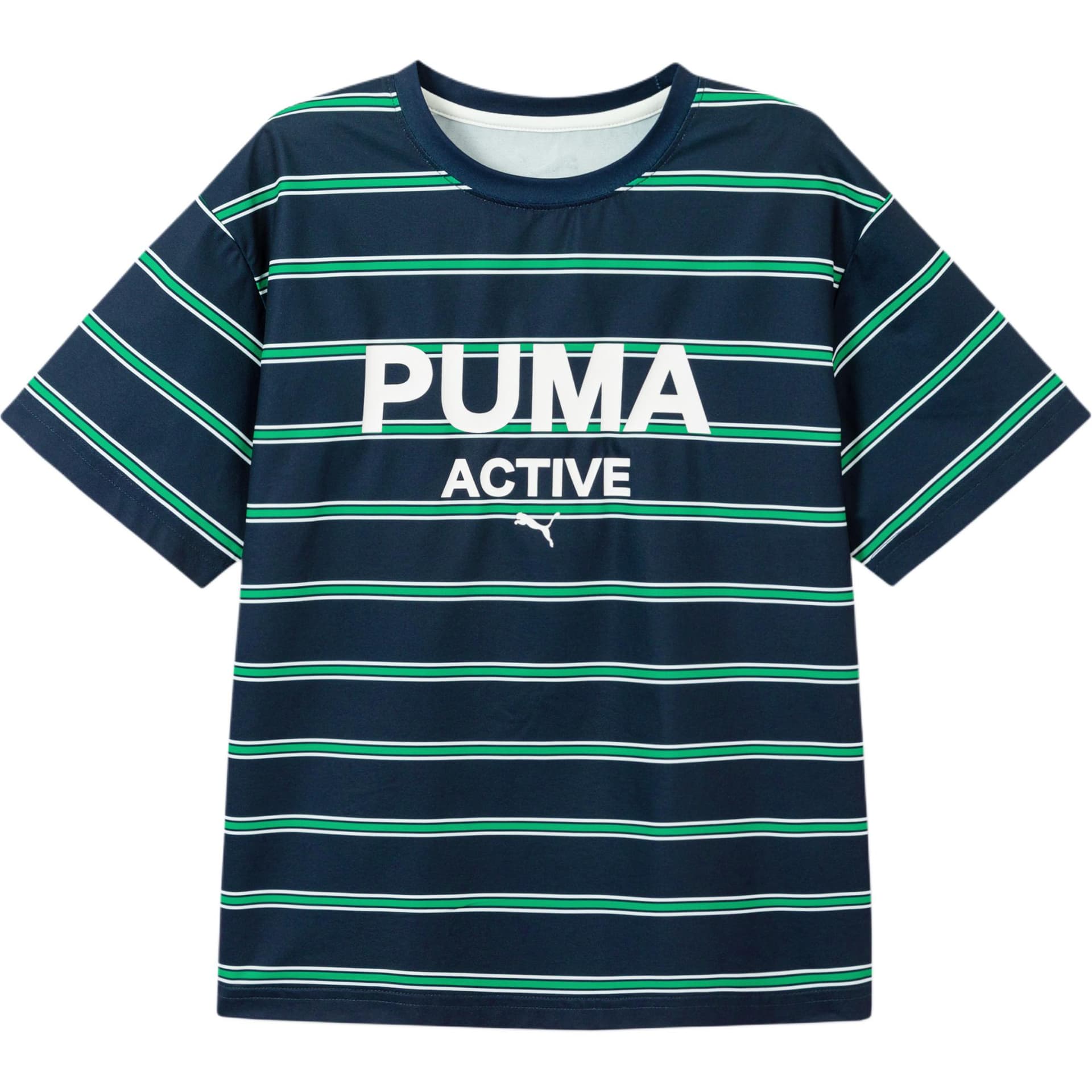 Футболка PUMA Синие Зеленые Унисекс Футболки - изображение 1