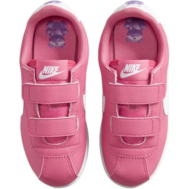 Кроссовки Nike Cortez Детская повседневная обувь Low Топ Розово-белый Kids - изображение 4