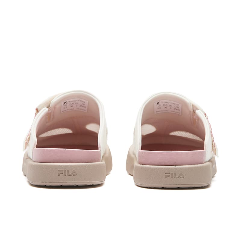 Сандалии FILA SMILA Домашние тапочки Женские Молочный Белый Cool Breeze Фиолетовый - изображение 5