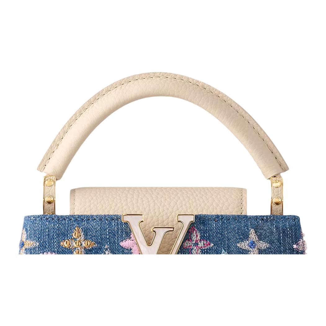 Сумка Louis Vuitton Capucines Monogram Denim - изображение 3
