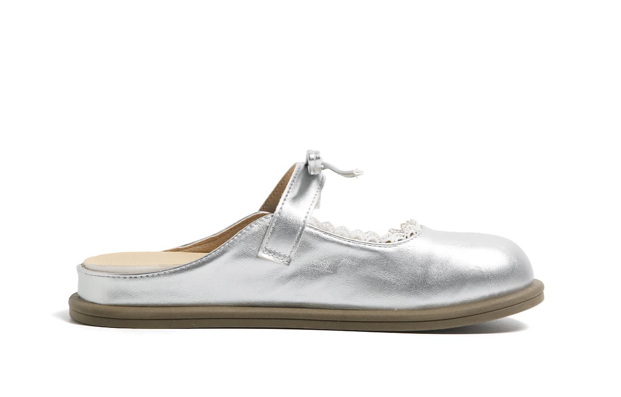 Сандалии HUANQIU Домашние тапочки Женские Серебряные - изображение 2