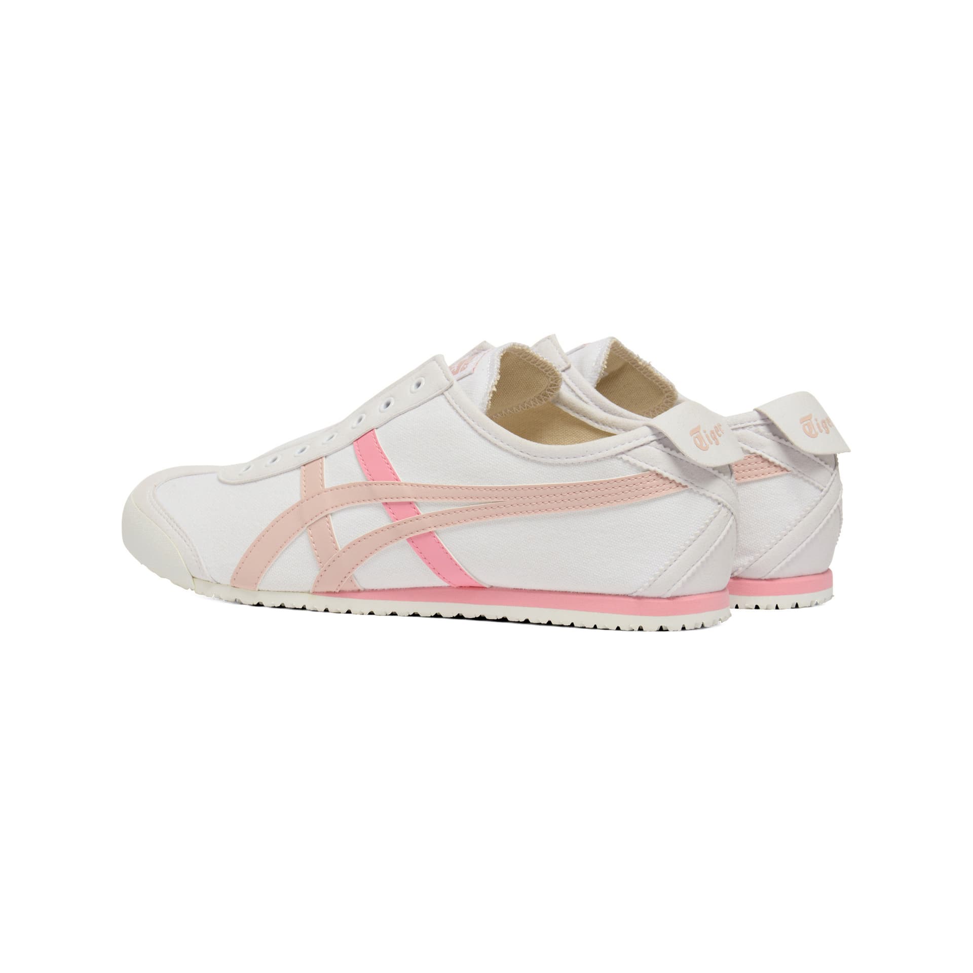 Кроссовки Onitsuka Tiger MEXICO 66 Slip-On Повседневная Обувь Унисекс Белый Розовый - изображение 4