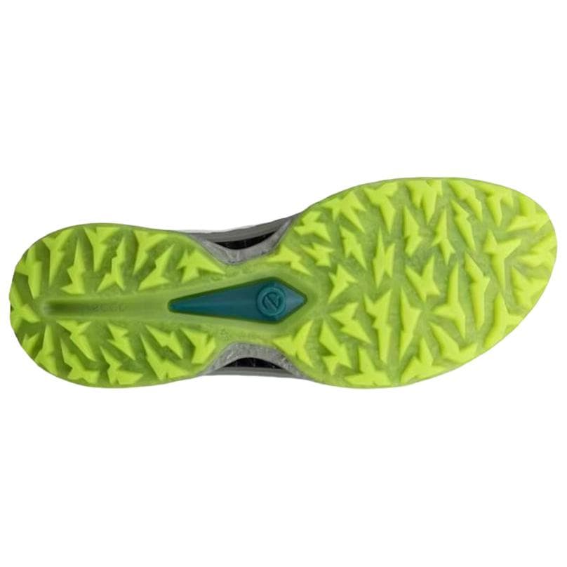 Кроссовки для гольфа Ecco Biom Walking C5 Коллекция Коровья кожа Устойчивая к истиранию Низкий верх Обувь для гольфа Мужская Белый Зеленый - изображение 4