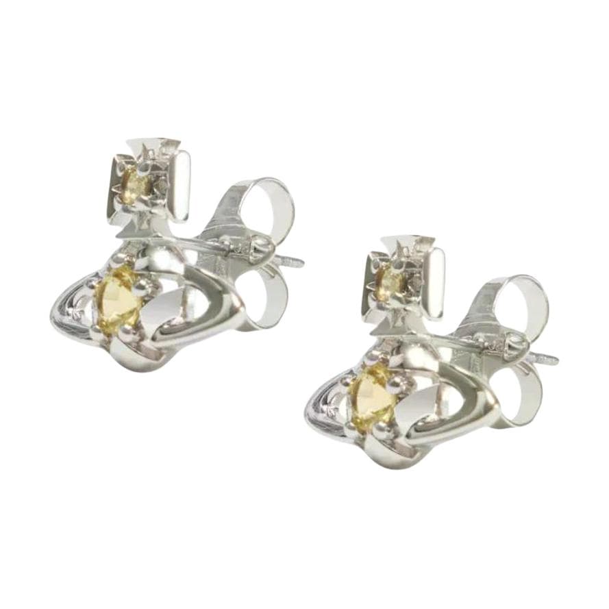 Серьги Vivienne Westwood Серьги сферической формы из латуни, женские, серебристые - изображение 1