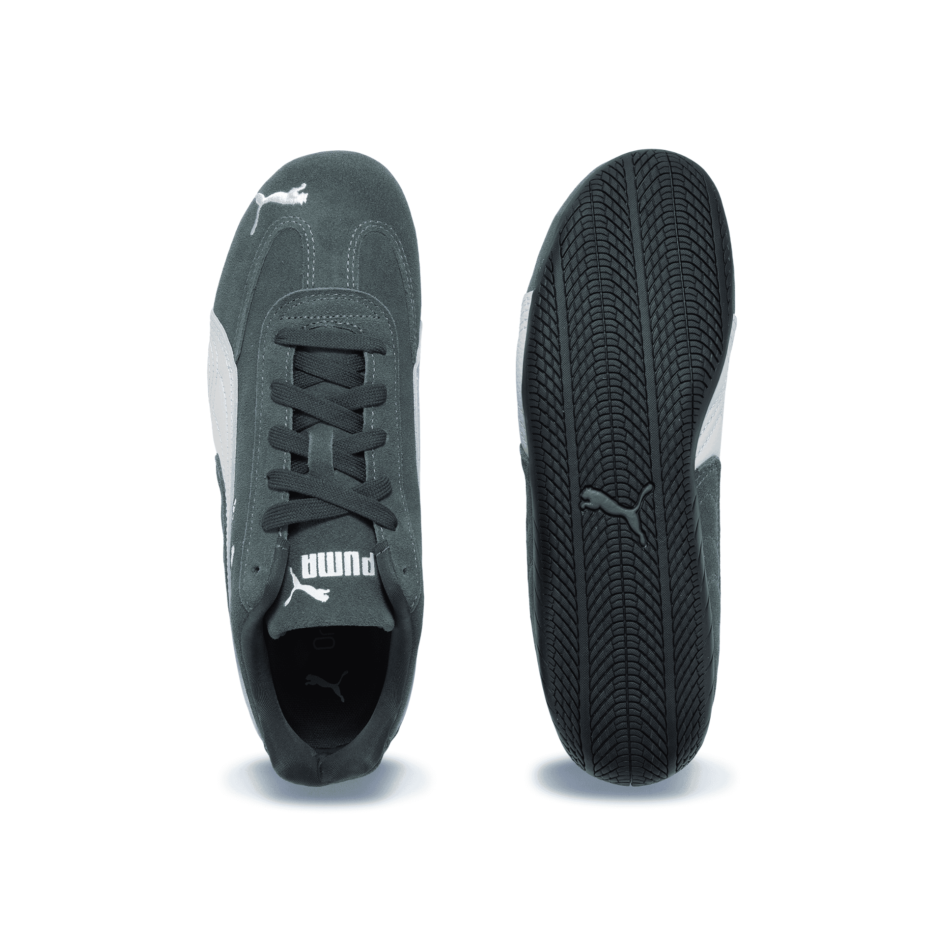 Кроссовки PUMA Speedcat Support Легкий Низкий Топ Повседневная Обувь Унисекс Серый Зеленый - изображение 5