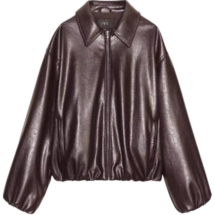Куртка ZARA Шоколад Женские Куртки - изображение 1
