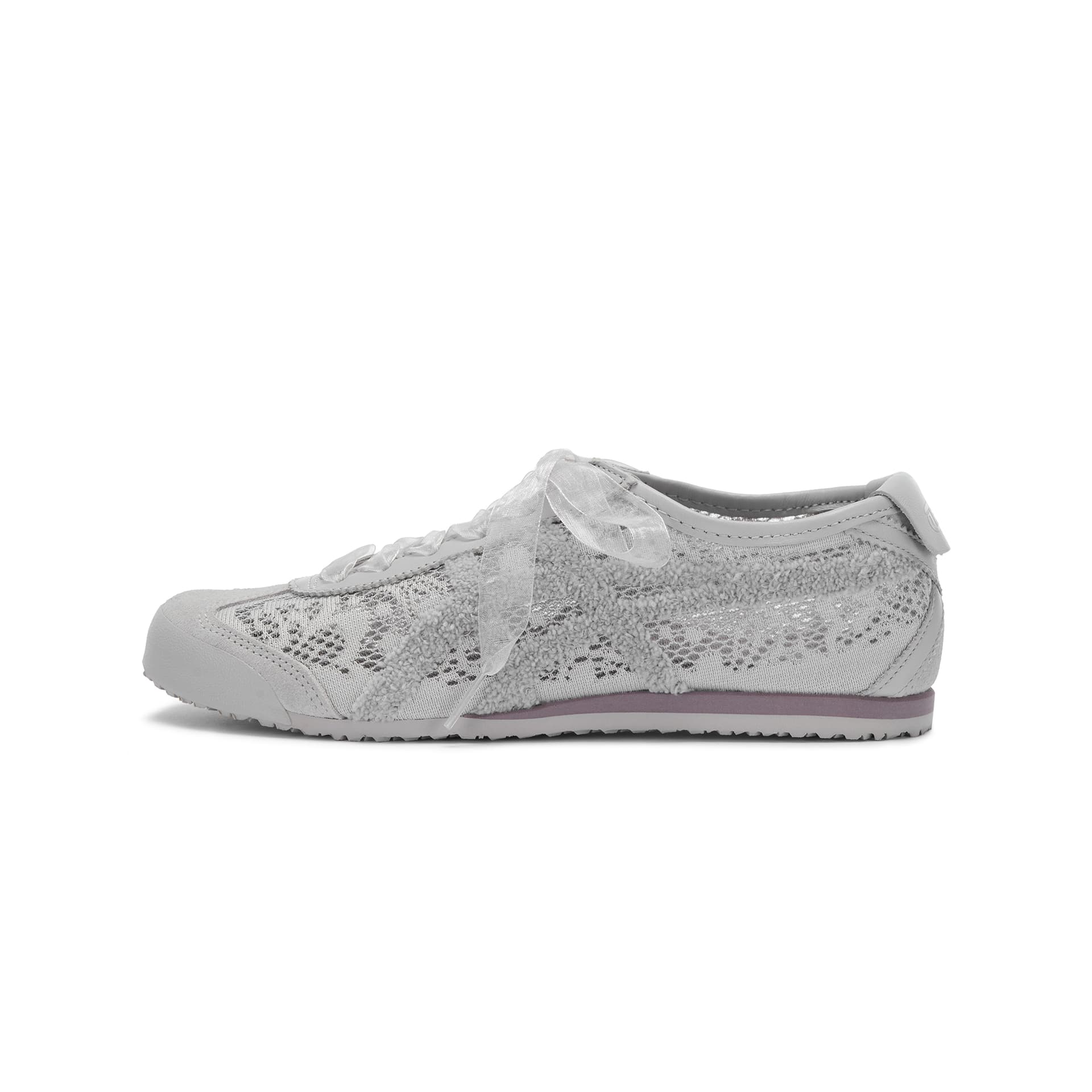 Кроссовки Onitsuka Tiger MEXICO 66 Ткань Повседневная обувь Женская Светло-Серый - изображение 1