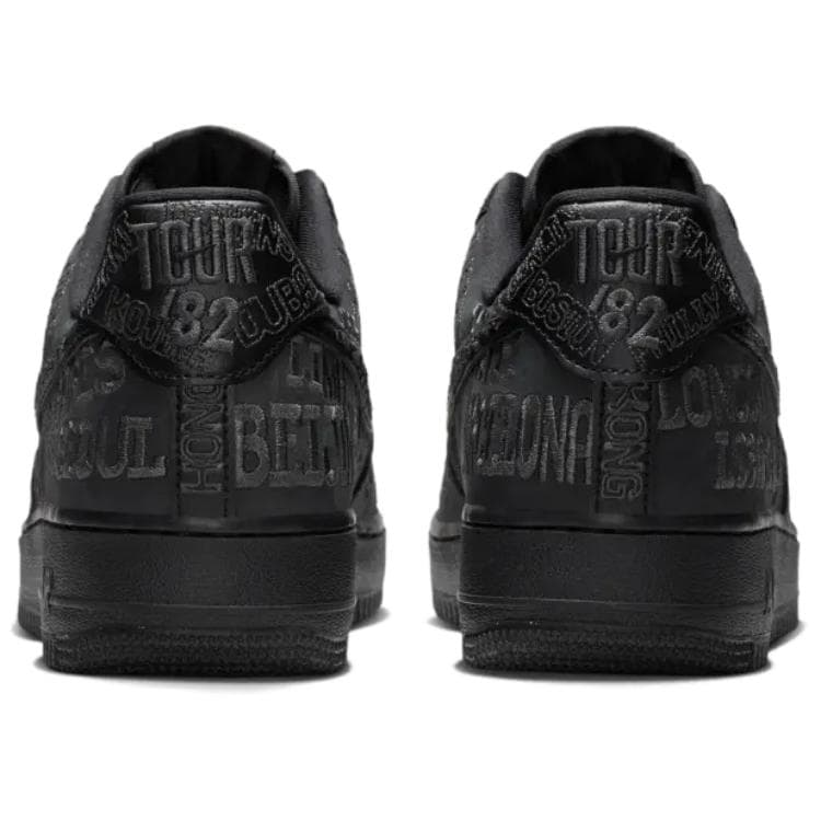 Кроссовки Nike Air Force 1 Low Топ Скейтборд Обувь Унисекс Черный - изображение 5