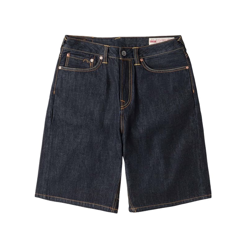 Джинсовые шорты Evisu Мужские Джинсовые Шорты - изображение 2
