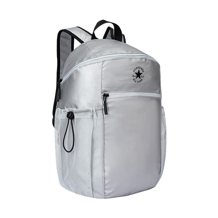 Рюкзак Converse 18L Большой объем спорт отдых полиэстер рюкзак унисекс парный серебристый - изображение 4