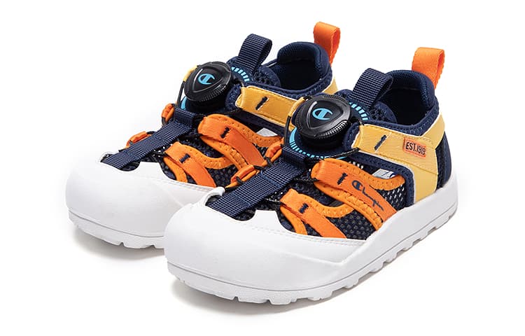 Сандалии Champion Kids Синтетическая кожа текстиль Сандалии Wisdom Желтый Детский - изображение 2