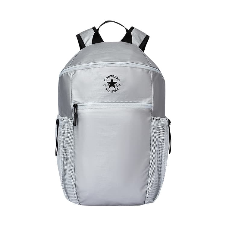 Рюкзак Converse 18L Большой объем спорт отдых полиэстер рюкзак унисекс парный серебристый - изображение 1