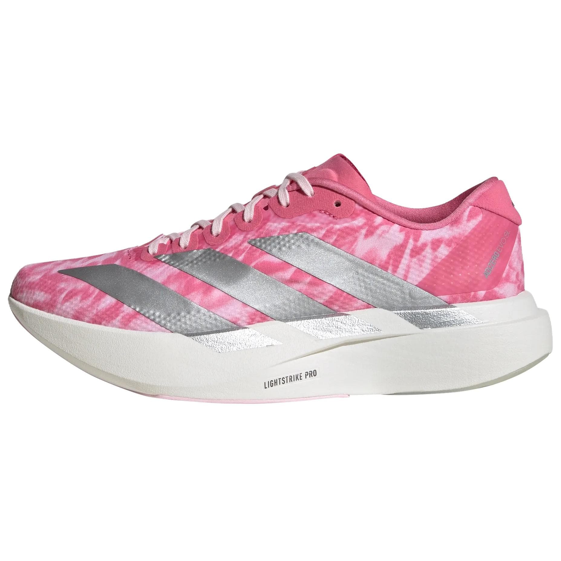 Кроссовки для бега Adidas Adizero Evo SL противоскользящий дышащий легкий увеличивающий высоту кроссовки для марафона и бега женские - изображение 1