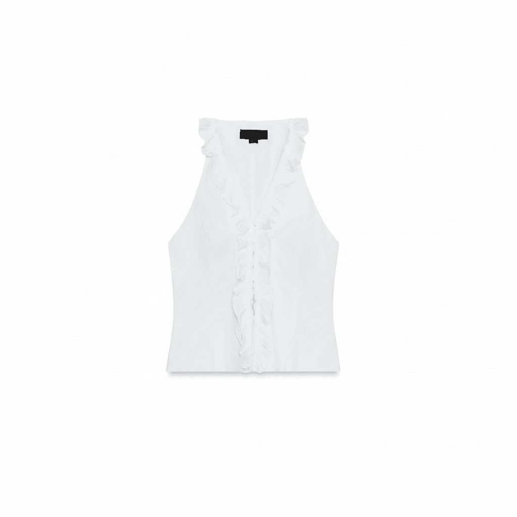 Майка zara Белый Женские Майки - изображение 1