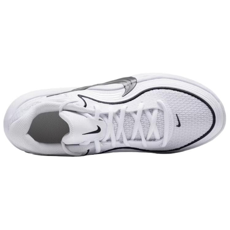 Кроссовки для баскетбола Nike Precision 8 Устойчивые к истиранию Дышащие Низкие Баскетбольные Кроссовки Мужские Белые Черные - изображение 3