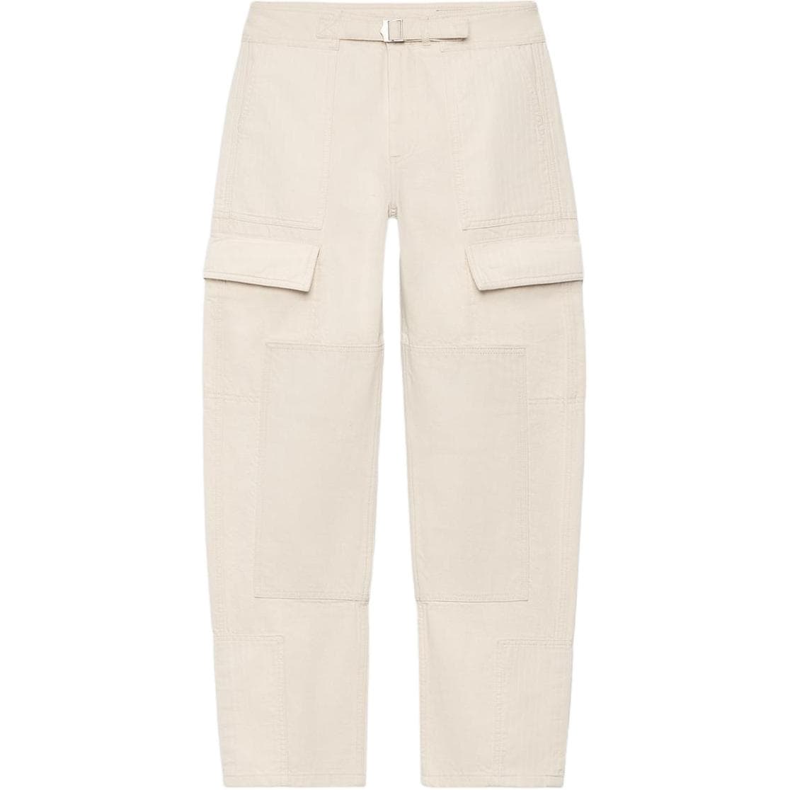 ZARA Белые Женские Карго Брюки - изображение 1