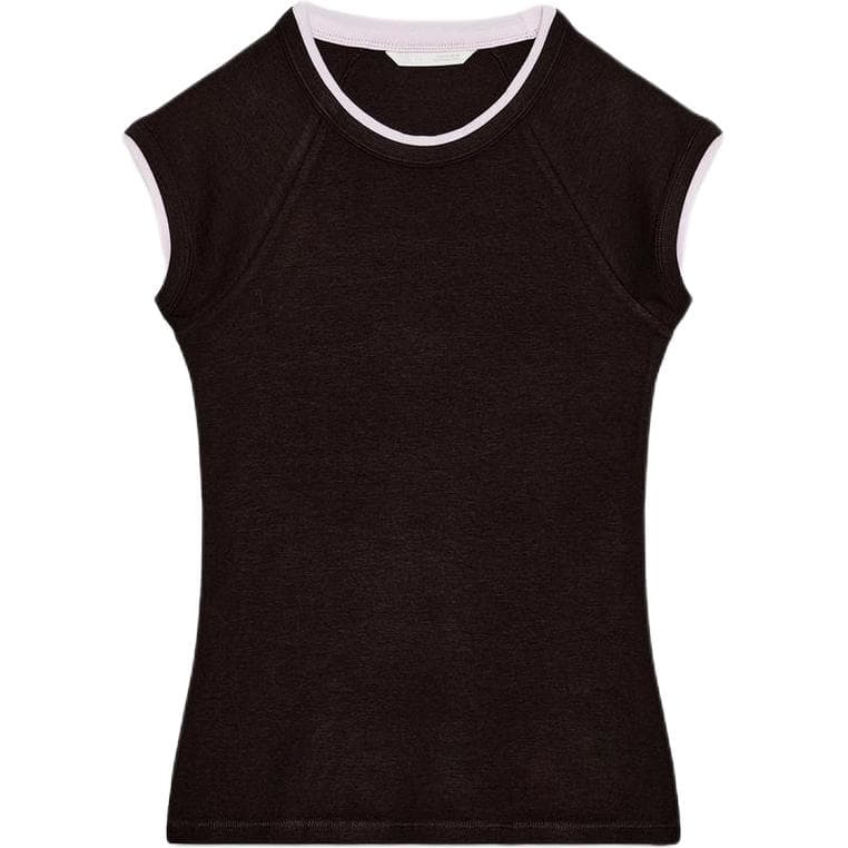 Футболка ZARA Шоколад Женские T-рубашки - изображение 1