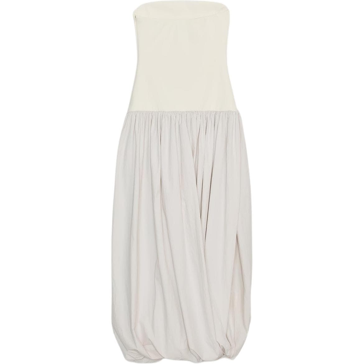 ZARA Light Gray Women's Sleeveless Dresses ZARA Светло-серый Женский Безрукавные Платья - изображение 2