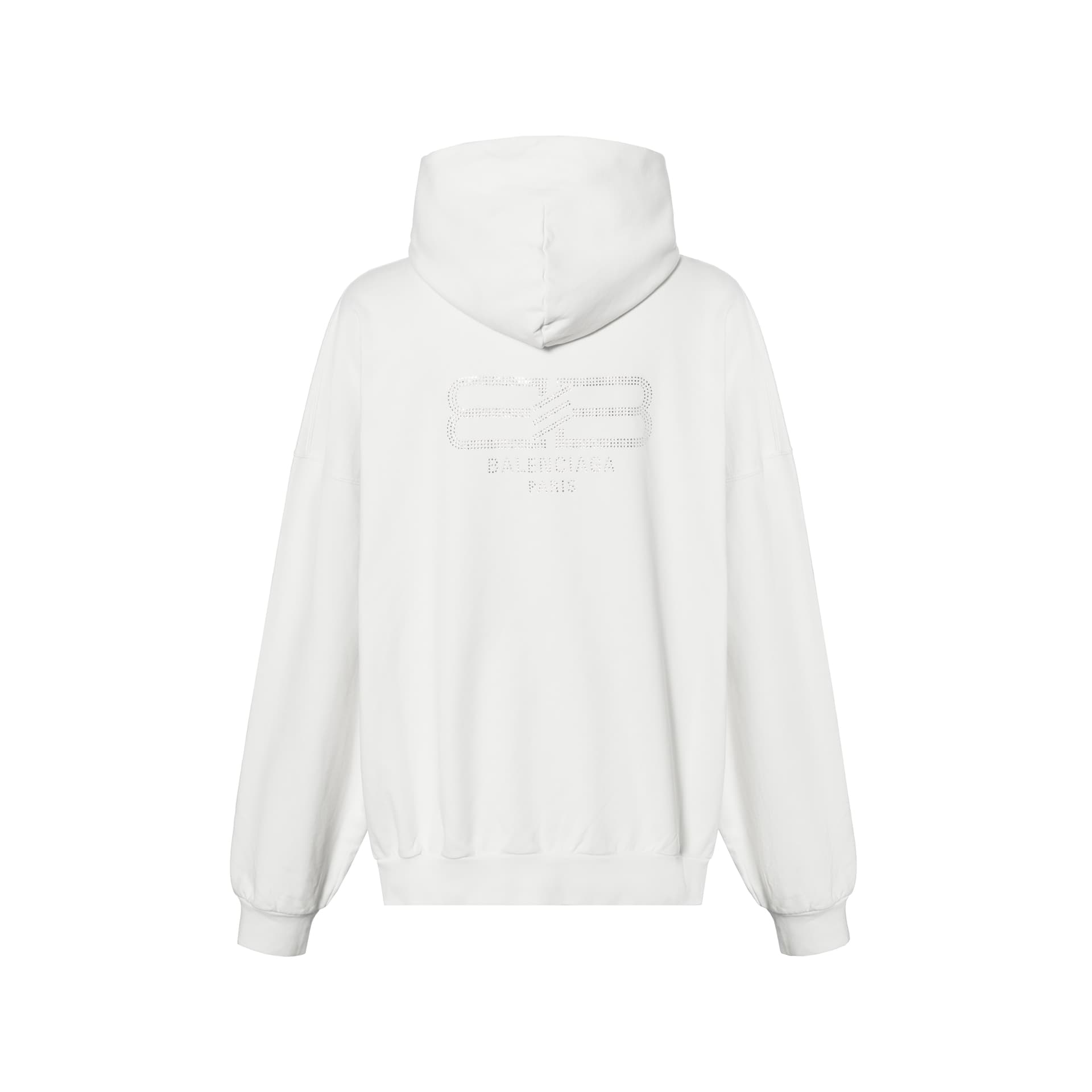Худи Balenciaga FW24 Толстовка Стандартный крой Женский Белый - изображение 2