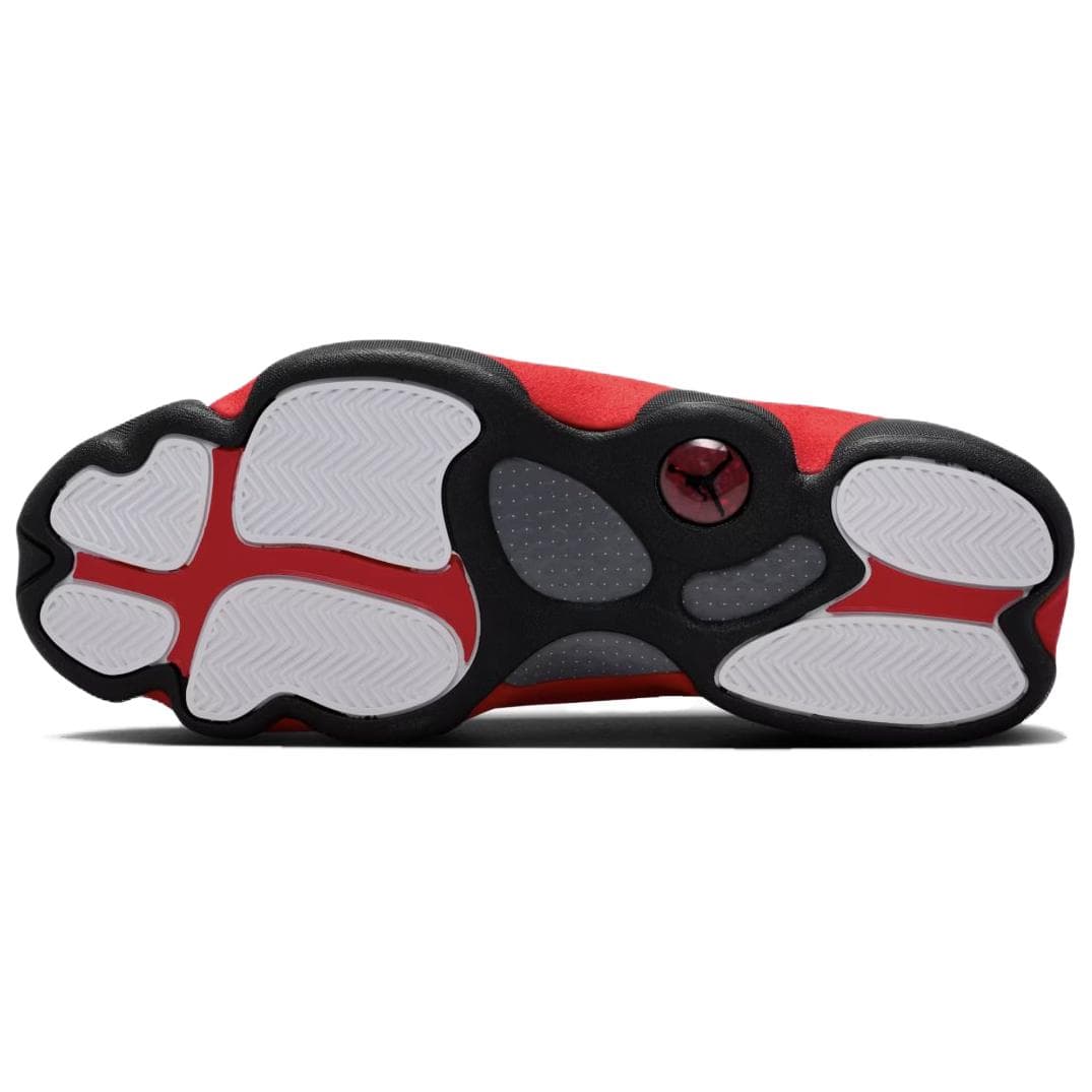 Ретро баскетбольные кроссовки Jordan Air Jordan 13 Противоскользящие Устойчивые к износу MID Топ Ретро-баскетбольные кроссовки Мужские Белый Красный - изображение 6