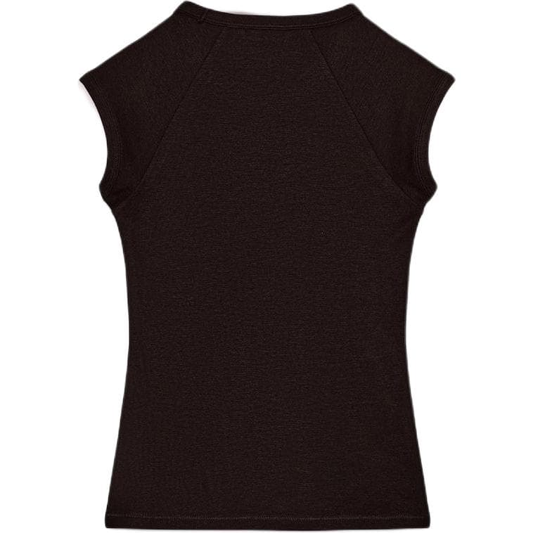 Футболка ZARA Шоколад Женские T-рубашки - изображение 2