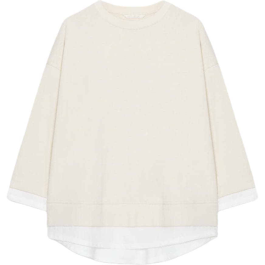 Кофта ZARA Белый Женский Свитшот - изображение 1