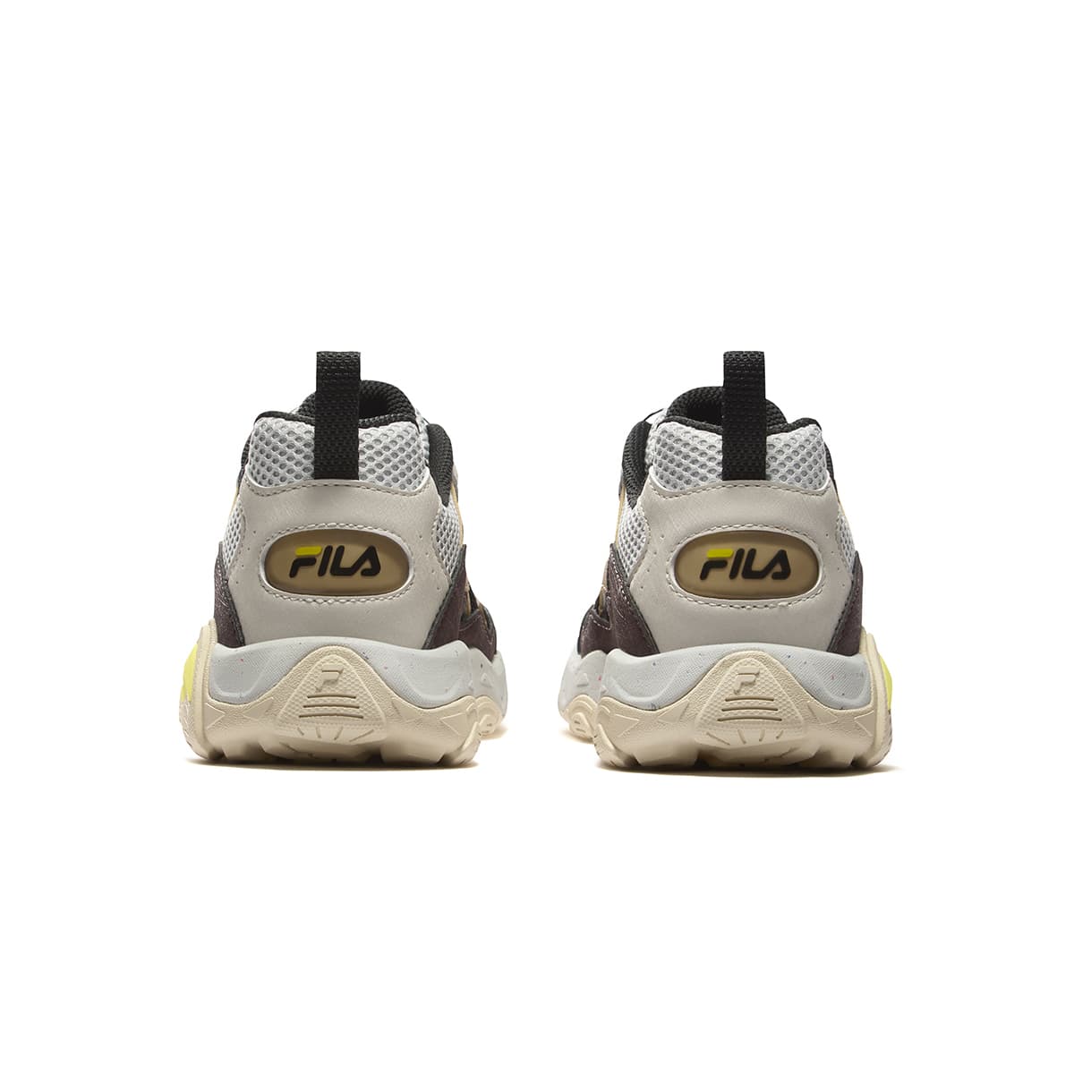 FILA KIDS Синтетическая кожа текстиль уличная обувь лотосовый серый латте коричневый детский - изображение 4