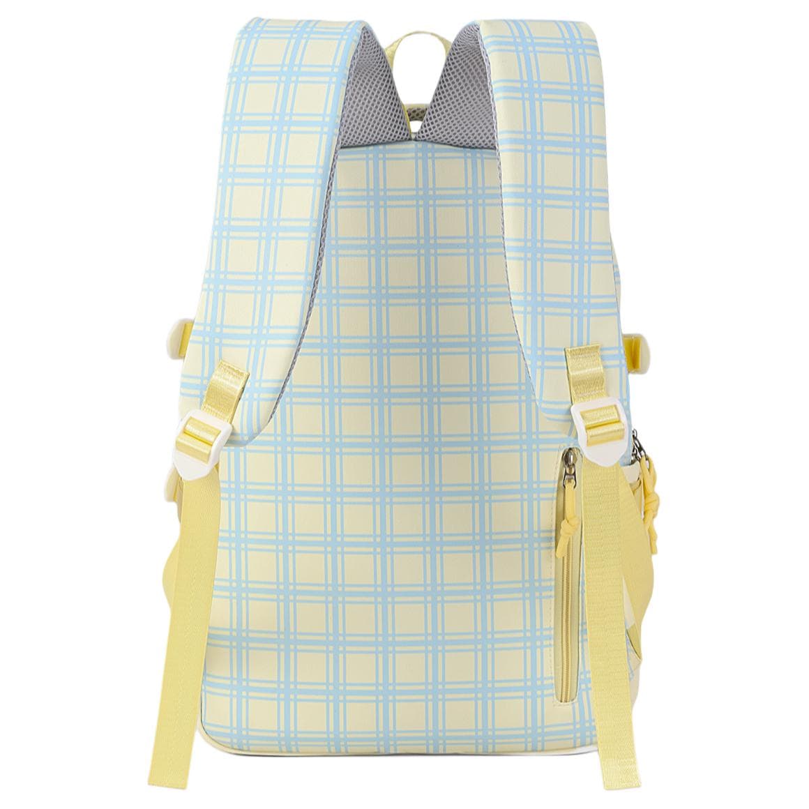 Рюкзак Disney Stitch Oxford Backpack Standard (Standard) Женский Синий и Желтый - изображение 3