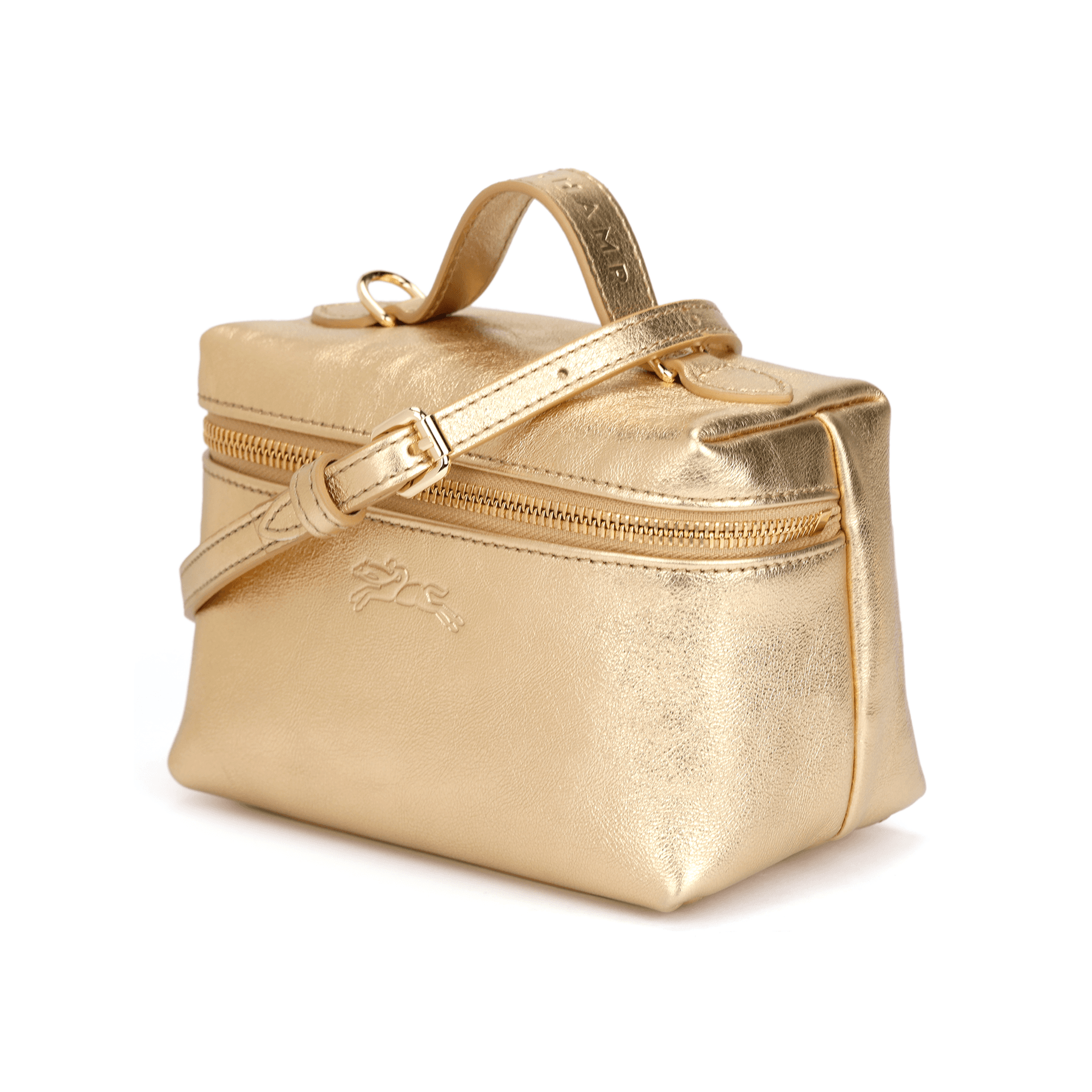 Сумка LONGCHAMP Коровья кожа Сумка для коробок Сумка Мини-версия Женские Золото - изображение 2
