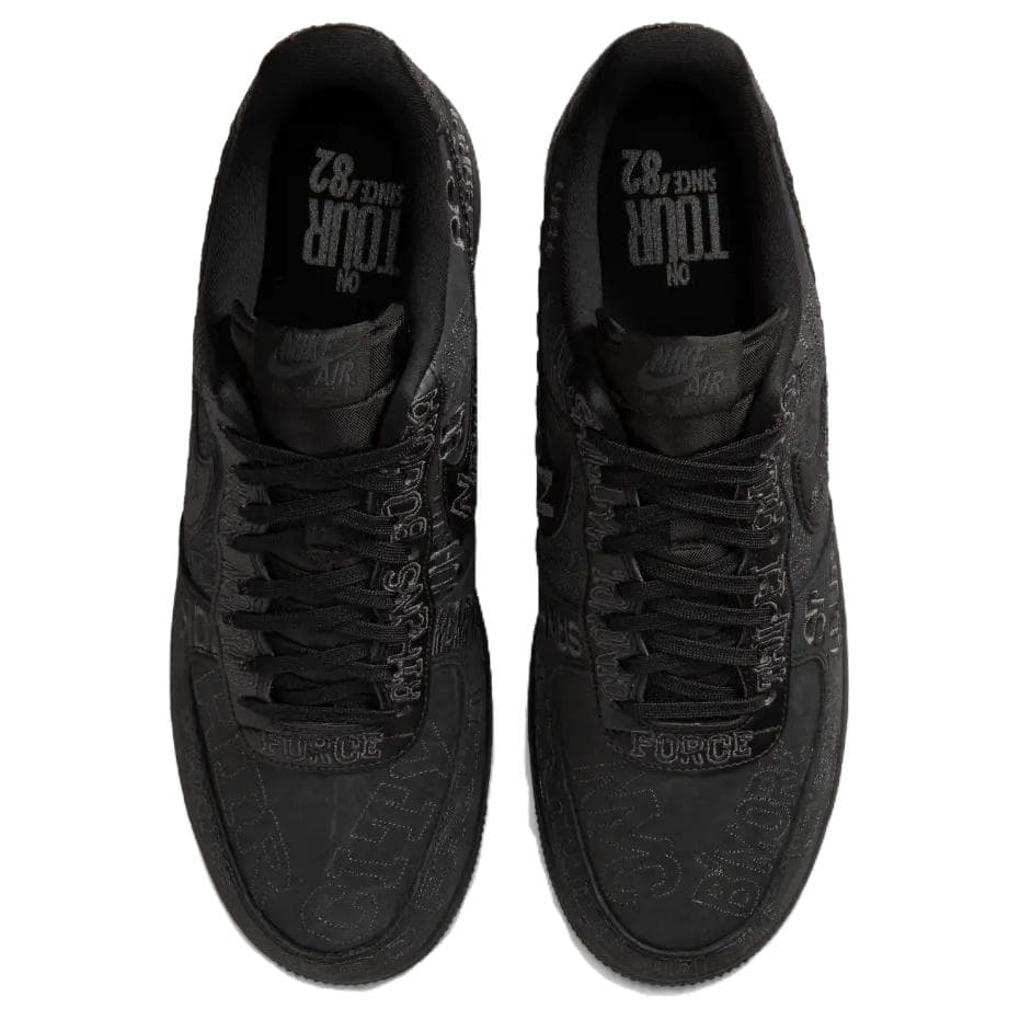 Кроссовки Nike Air Force 1 Low Топ Скейтборд Обувь Унисекс Черный - изображение 4