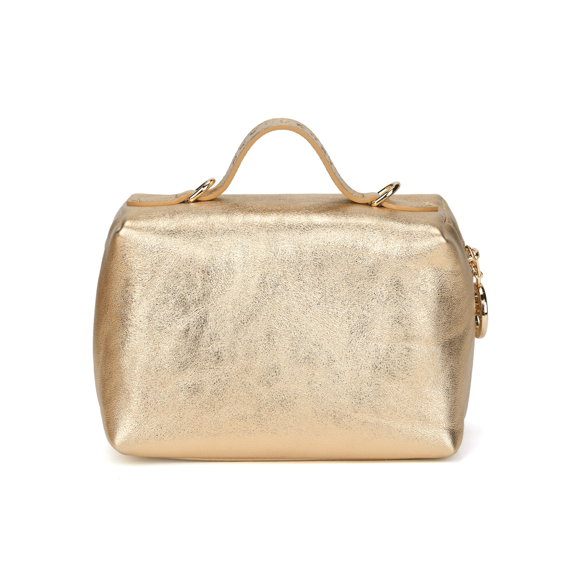 Сумка LONGCHAMP Коровья кожа Сумка для коробок Сумка Мини-версия Женские Золото - изображение 4