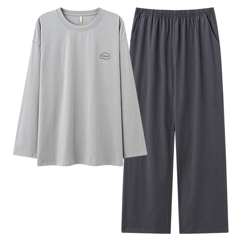 Пижама MIIOW Light Gray Magic Flower Set Men's Pajama Sets - изображение 1