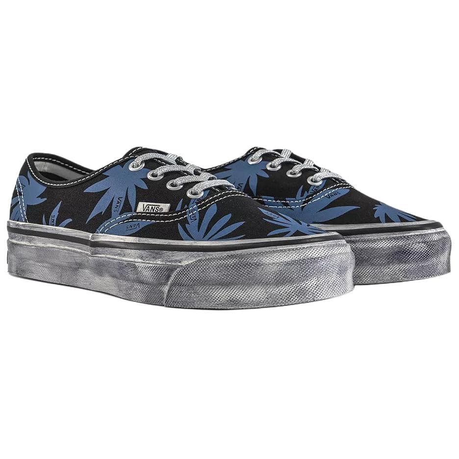 Кроссовки Vans Premium Authentic Скейтборд Обувь Унисекс Черный Синий - изображение 3