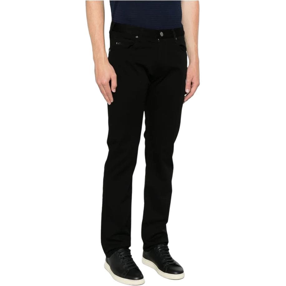 Штаны EMPORIO ARMANI Джинсы Мужские Черные - изображение 4