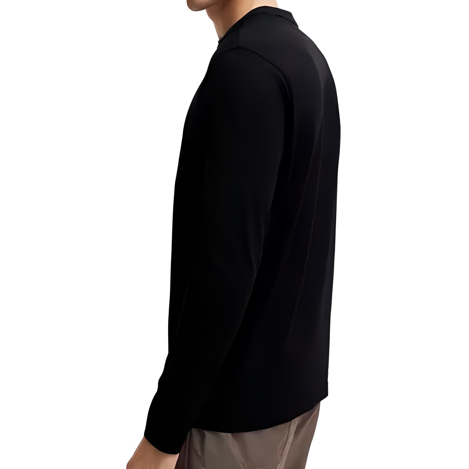 Футболка Hugo Boss Мужские Черные Рубашки - изображение 3