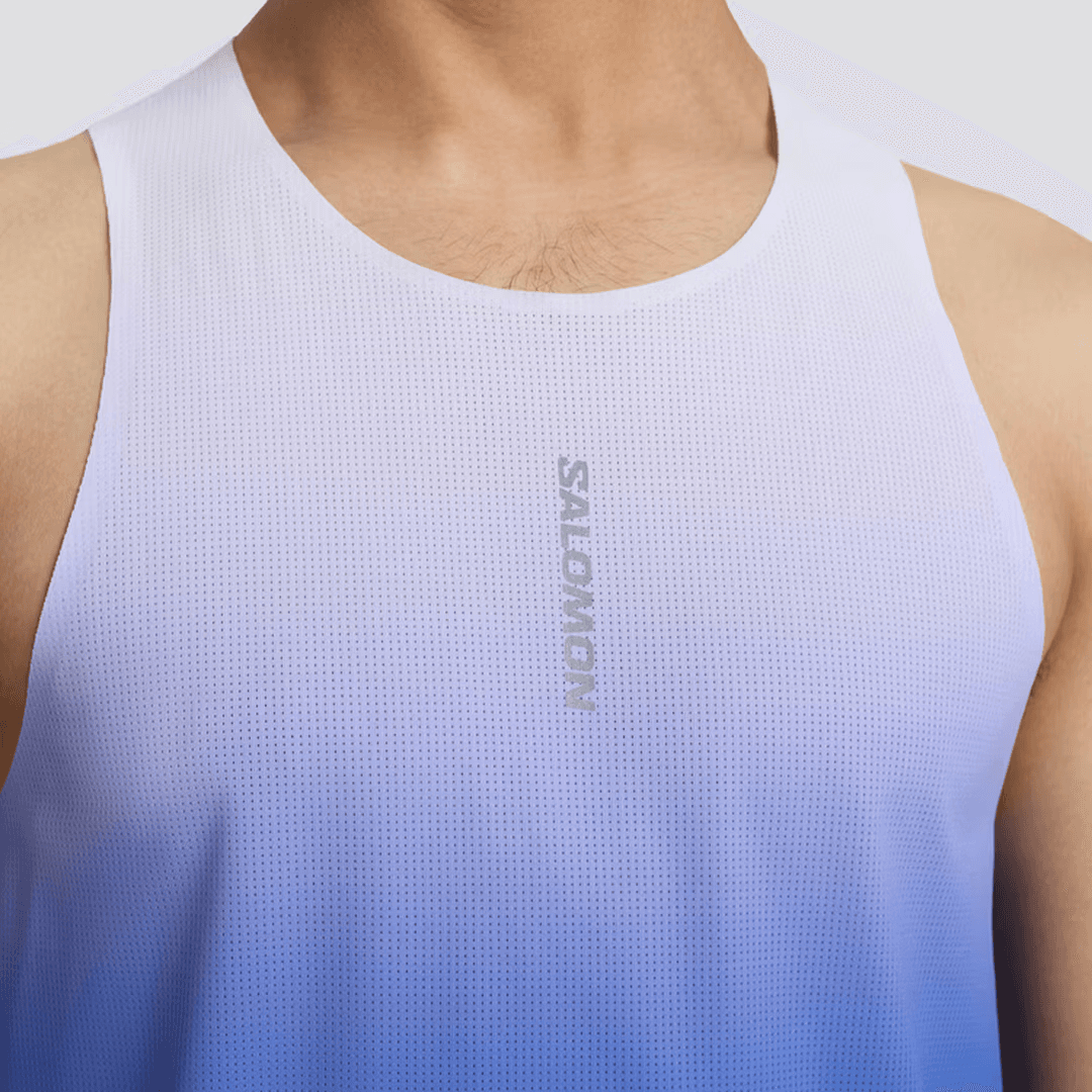 SALOMON FALCON FLY Бег Майка Мужская Прозрачный Белый RADICAL Красный Ярко-Желтый - изображение 2