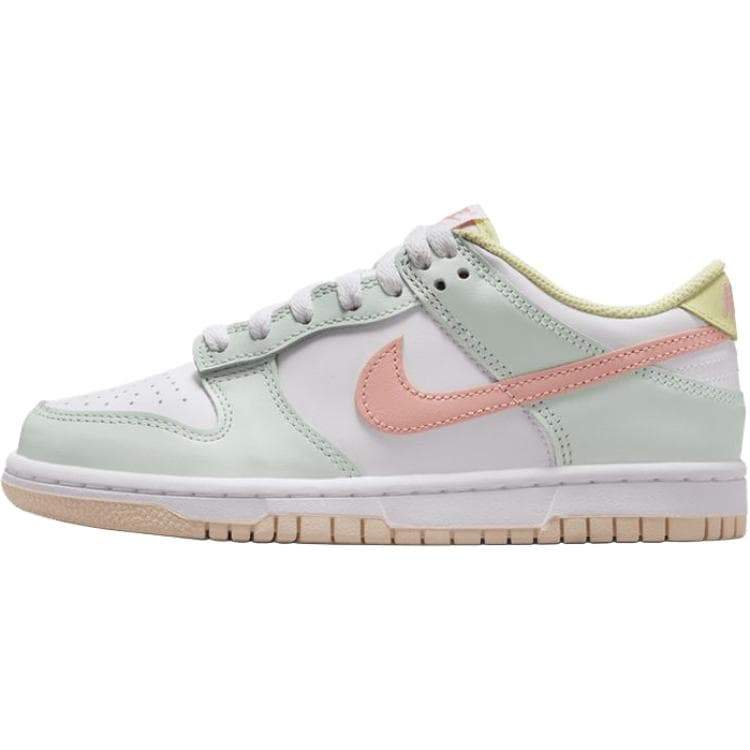 Кроссовки Nike Dunk Low Топ Скейтборд Обувь Бело-зеленый Унисекс - изображение 1